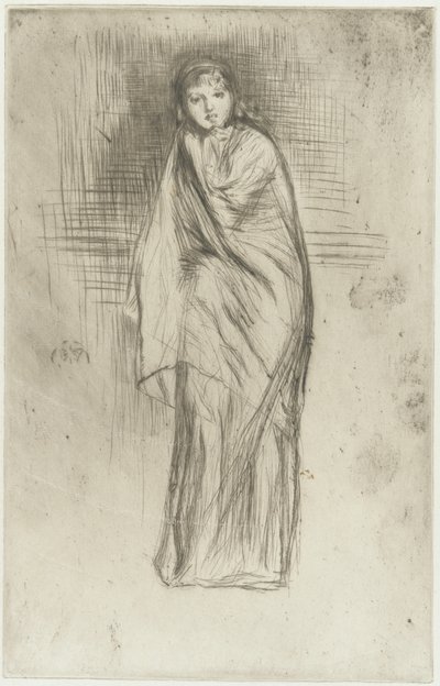 Il modello che riposa, 1870 da James Abbott McNeill Whistler